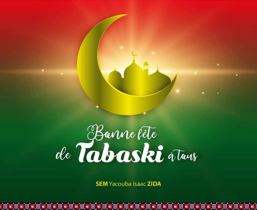Bonne fête de l'Aïd el-Kébir | SEM Yacouba Isaac ZIDA